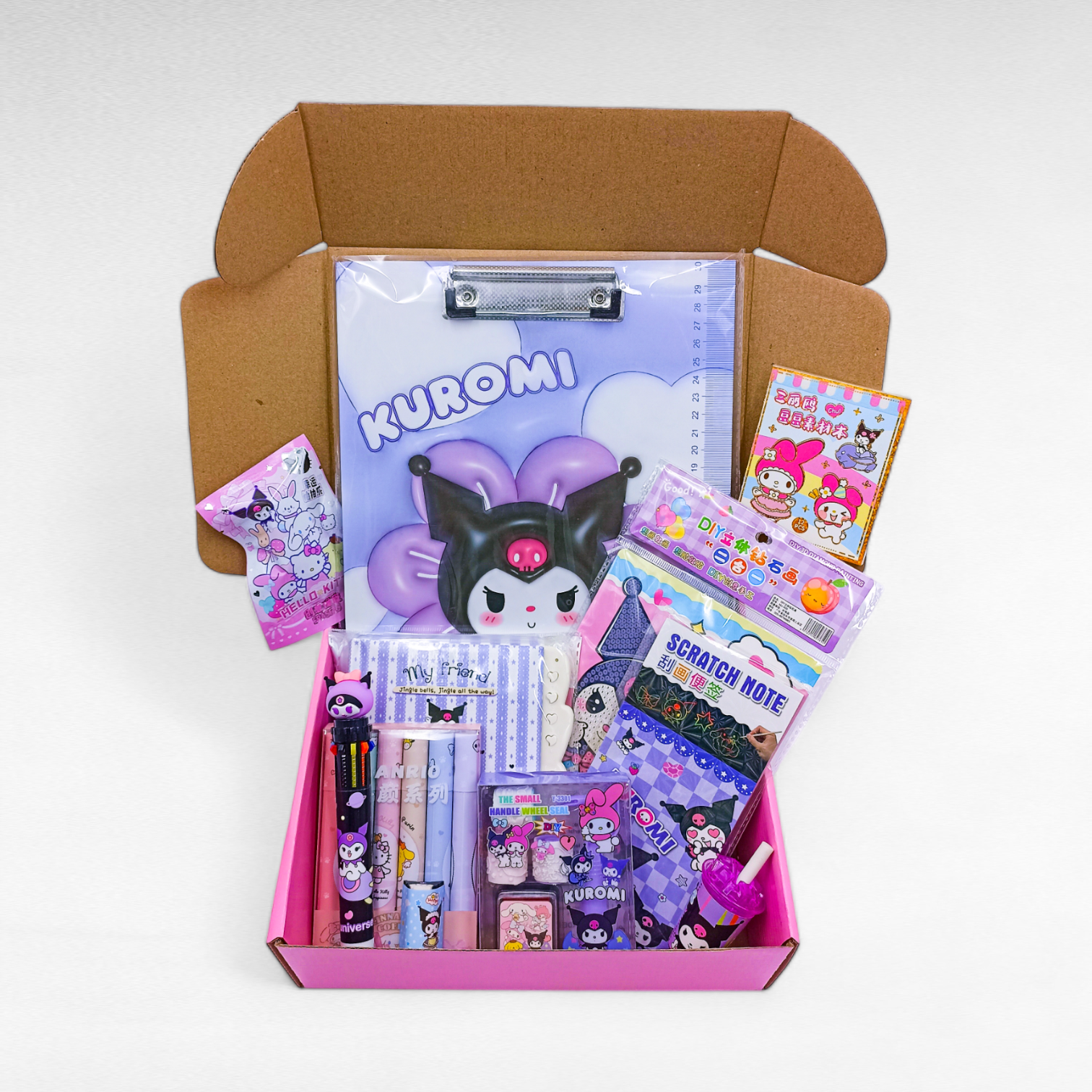 Caja Sorpresa Kawaii Articulos Sanrio Kuromi
