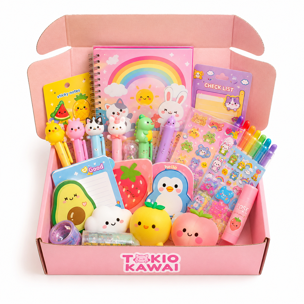 Cajita Sorpresa de Papelería Kawaii🌈✂️